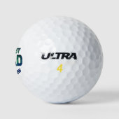 Das Coolste Grand - Blue Green Gift für Nephew Golfball (Logo)