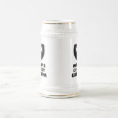 Das Coolste Grandpa-Bier-Tasse-Geschenk der Welt Bierglas (Mittel)