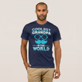 Das coolste Großvater der Welt T-Shirt (Vorne ganz)