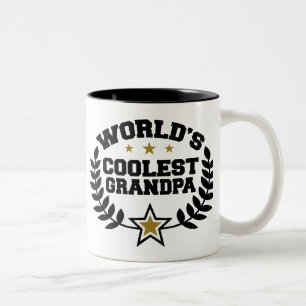 Das Coolste Großvater der Welt Zweifarbige Tasse