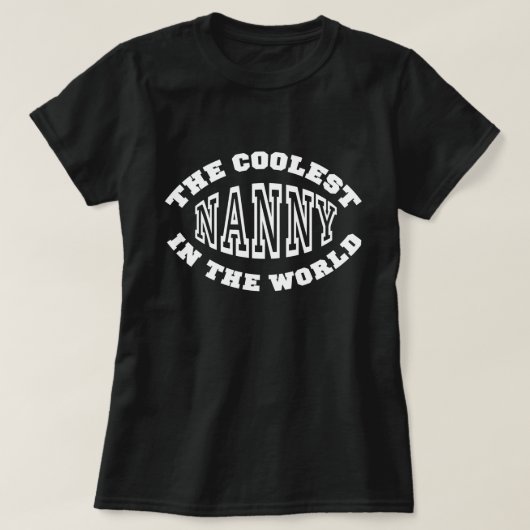 Das coolste Kindermädchen in der Welt T-Shirt (Design vorne)