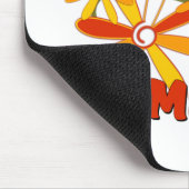 Das coolste Mamaw der Blumenwelt Mousepad (Ecke)