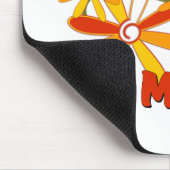 Das coolste Memaw der Blumenwelt Mousepad (Ecke)
