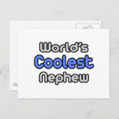 Das Coolste Nephew der Welt Postkarte (Vorne/Hinten)