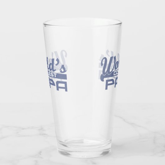 Das Coolste Papa der Welt Glas (Rechts)
