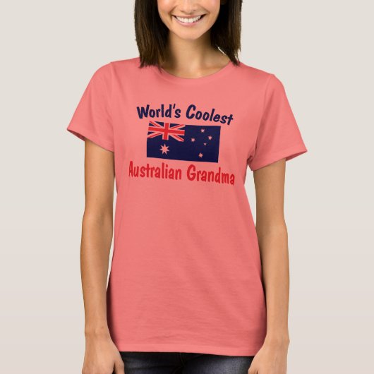 Das Coolstste australische Oma der Welt T-Shirt (Vorderseite)