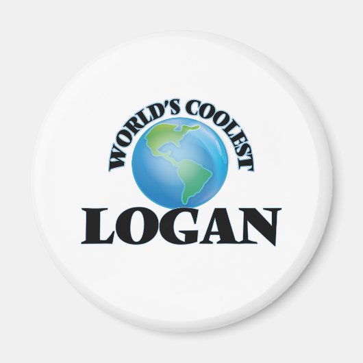 Das Coolstste Logan der Welt Magnet (Vorne)