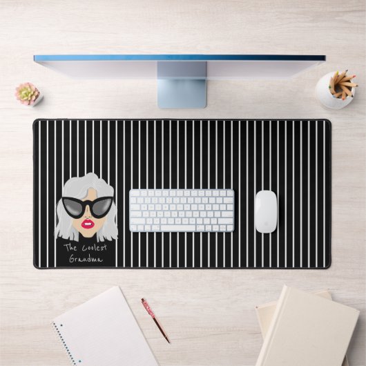 Das Coolstste Oma mit Brillentext Schreibtischunterlage (Büro 1)