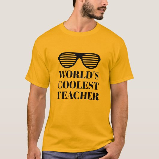 Das Coolstste Teacher-Hemd der Welt T-Shirt (Vorderseite)