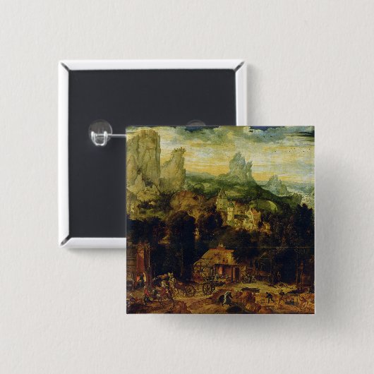 Das Coppermine (Öl auf Platte) Button (Vorne & Hinten)