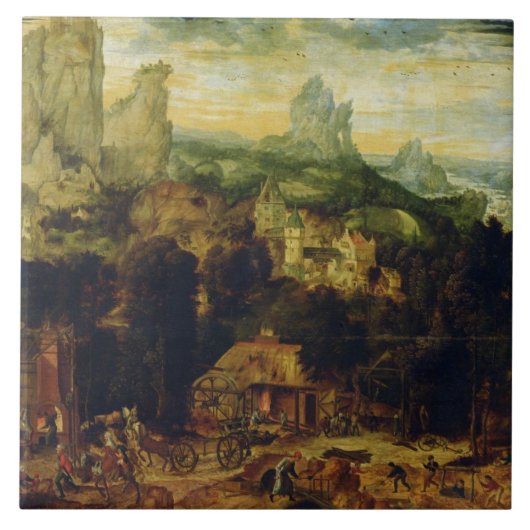 Das Coppermine (Öl auf Platte) Fliese (Vorderseite)