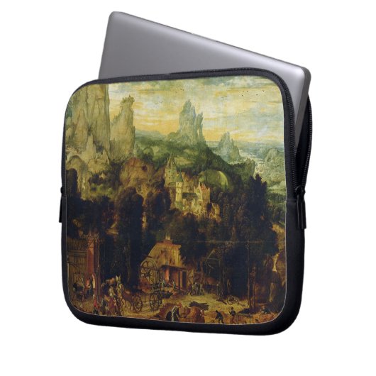 Das Coppermine (Öl auf Platte) Laptopschutzhülle (Vorderseite Links)