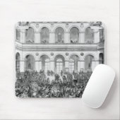 Das "Corbeille" an der Paris-Börse, 1873 Mousepad (Mit Mouse)