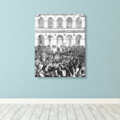 Das Corbeille im Pariser Bourse, 1873 Leinwanddruck (Insitu (Holzboden))