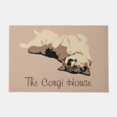 Das corgi-Haus Fußmatte (Vorderseite)