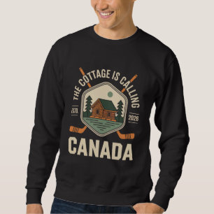 Das Cottage ruft Kanada Lustiger Liebhaber Valenti Sweatshirt