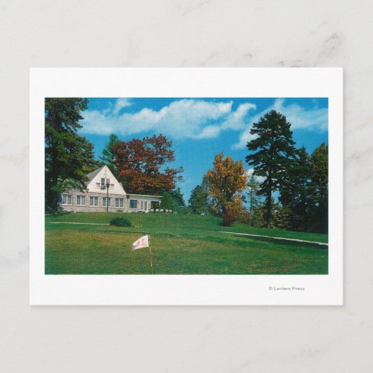 Das Country Club House in Hendersonville Postkarte (Vorderseite)