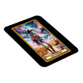 Das Cowgirl Tarot Card Magnet (Rechte Seite)