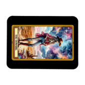 Das Cowgirl Tarot Card Magnet (Horizontal)