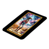 Das Cowgirl Tarot Card Magnet (Linke Seite)