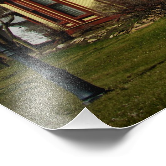 "Das Cox House von 1871" Fotodruck (Ecke)