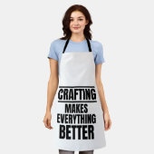 Das Craben macht alles besser Schürze (Getragen)