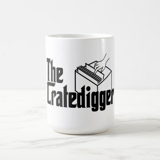 Das Cratedigger Kaffeetasse (Mittel)