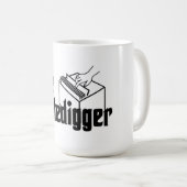 Das Cratedigger Kaffeetasse (VorderseiteRechts)