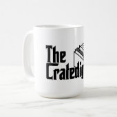 Das Cratedigger Kaffeetasse (Vorderseite Links)