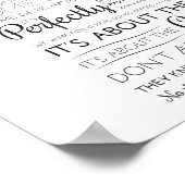 Das Crazy Cat Lady Café Manifesto Poster (Ecke)