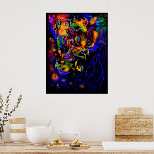 Das Crazy Local Poster (Küche)