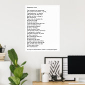 Das Credo des Unternehmers Poster (Heimbüro)