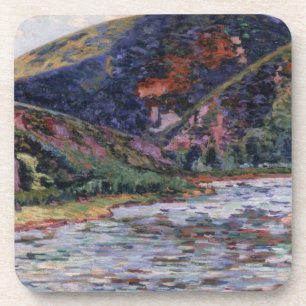 Das Creuse in Sommerzeit, 1895 (Öl auf Leinwand) Getränkeuntersetzer