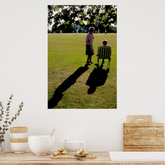 Das Cricket-Match Poster (Küche)