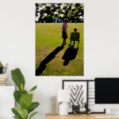 Das Cricket-Match Poster (Heimbüro)