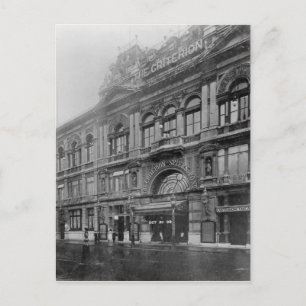 Das Criterion Restaurant und Theater, 1902 Postkarte