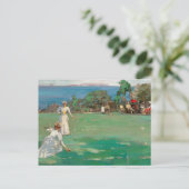 Das Croquet-Party | Sir John Lavery Postkarte (Stehend Vorderseite)