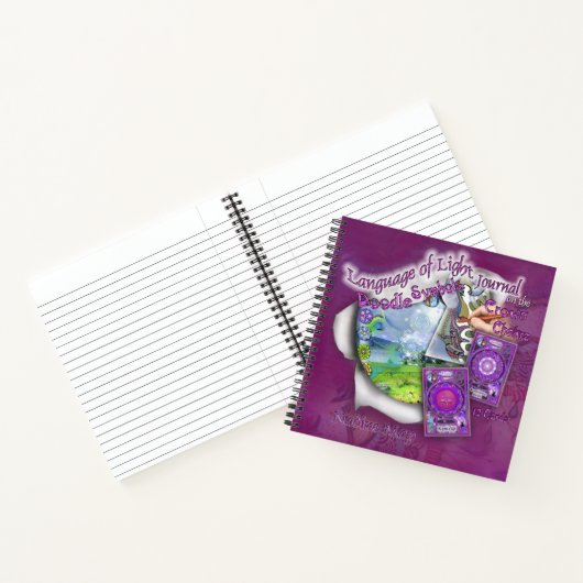 Das Crown Chakra Doodle Journal Notizblock (Innenseite)