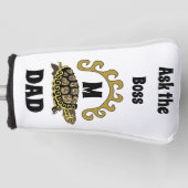 Das Cumberland-Slider-Schildkrötenmonogramm des Bo Golf Headcover (Vorderseite)
