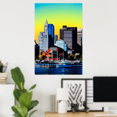 Das Custom House Boston USA Poster (Heimbüro)