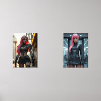 Das Cyber-Mädchen und die dystopische Zukunft