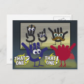 Das da! ASL Postkarte (Vorne/Hinten)