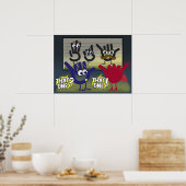 Das da! Ein ASL-Klassenposter. Poster (Küche)