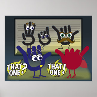 Das da! Ein ASL-Klassenposter. Poster