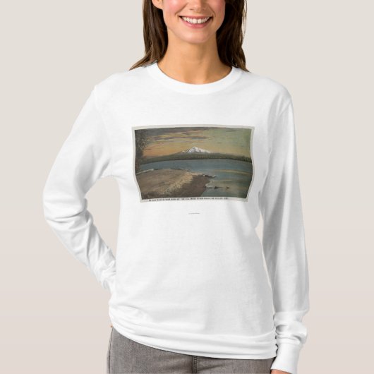 Das Dalles, Oregon - Mt.-Haube von Kolumbien Rive T-Shirt (Vorderseite)