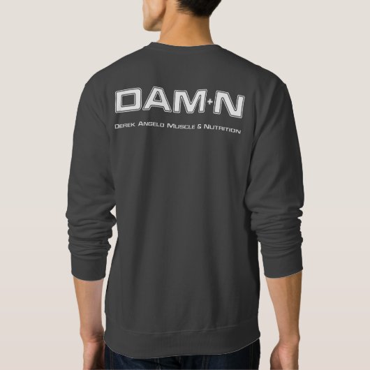 Das DAMNFIT-Sweatshirt Sweatshirt (Rückseite)
