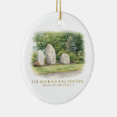 Das Dan Fogelberg Weihnachtsgedenkornament Keramik Ornament (Rechts)