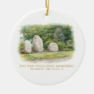 Das Dan Fogelberg Weihnachtsgedenkornament Keramik Ornament