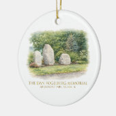 Das Dan Fogelberg Weihnachtsgedenkornament Keramik Ornament (Links)