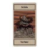 Das Dark Host Horror Art Buchzeichen (Vorne)